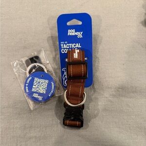 NWT Dog Friendly Co. XXS-XS Brown Collar